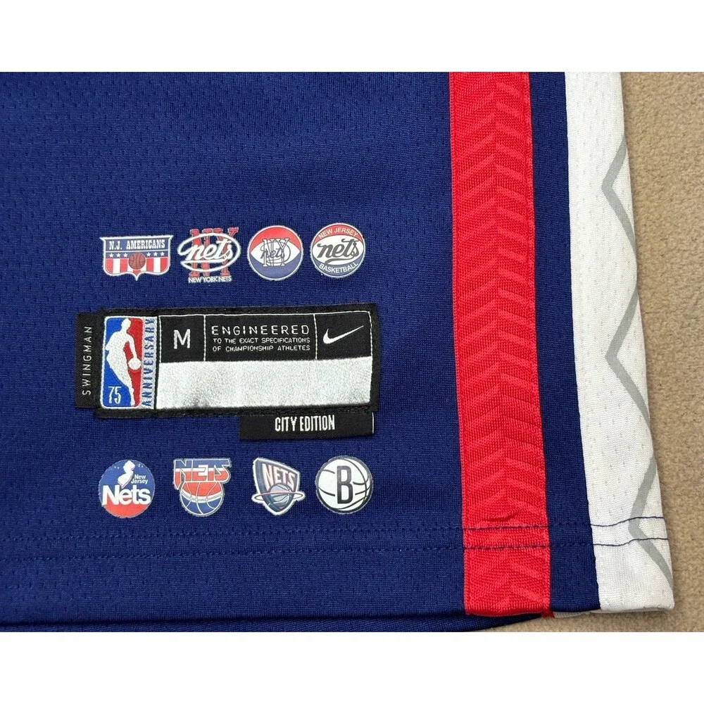 Kyrie Irving #11 Jersey Nike Brooklyn Nets Swingman City Edition Size Youth M